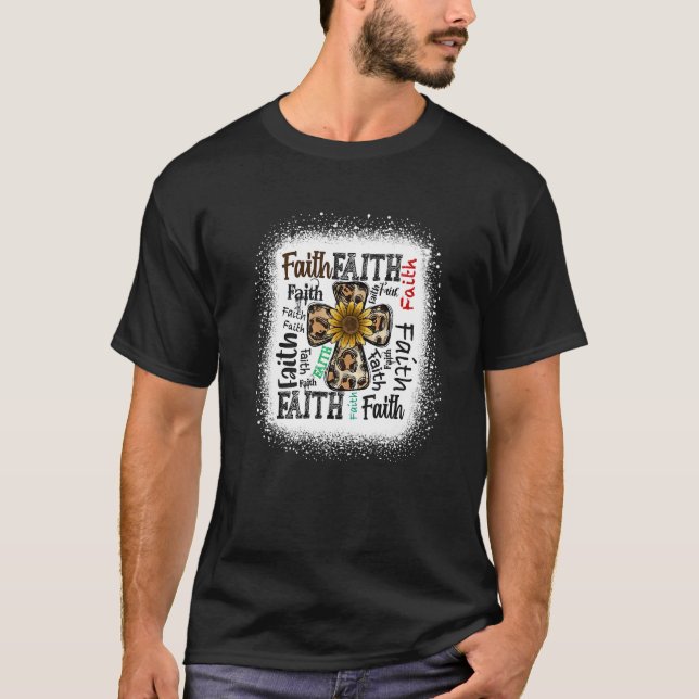 T-shirt Foi et Croix chrétiennes (Devant)