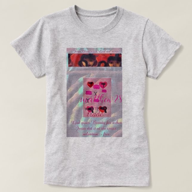 T-shirt foi, femmes, beauté  (Design devant)