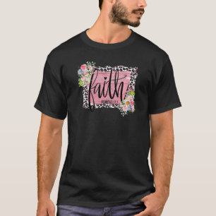 T-shirt Foi florale Bible Verse Christian Western Religion