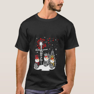 T-shirt Foi Foi Espoir Amour Snowman Jésus Dandelion Chr