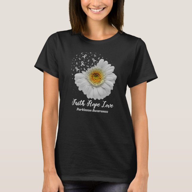 T-shirt Foi Foi Femmes Espoir Amour Parkinson (Devant)