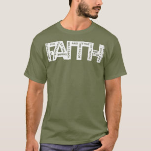 T-shirt Foi Hébreu 111 Verse de la Bible