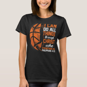 T-shirt Foi Je peux faire tout par le christ chrétien