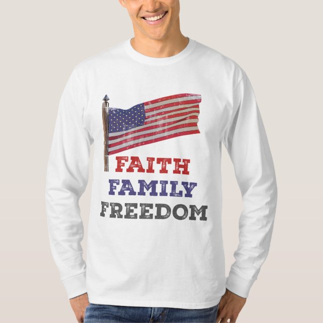 T-shirt Foi Liberté familiale (Devant)