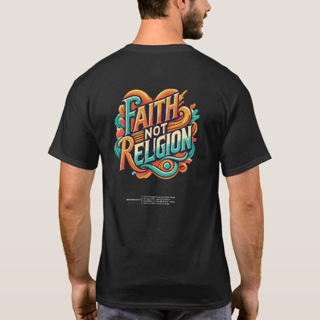 T-SHIRT FOI NON RELIGION V2 (Dos)