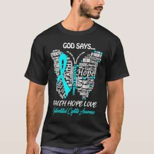 T-shirt Foi papillon Espère Amour Interstitielle Cystite A