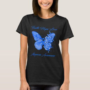 T-shirt Foi papillon Espoir Aimer Alopécie Sensibilisation