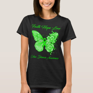 T-shirt Foi papillon Espoir Amour Maladie coeliaque Sensib