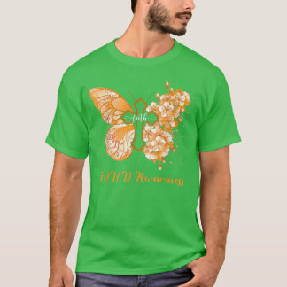 T-shirt Foi papillon orange Foi TDAH 1312
