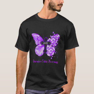 T-shirt Foi papillon pourpre Foi Ulcerative Colitis A