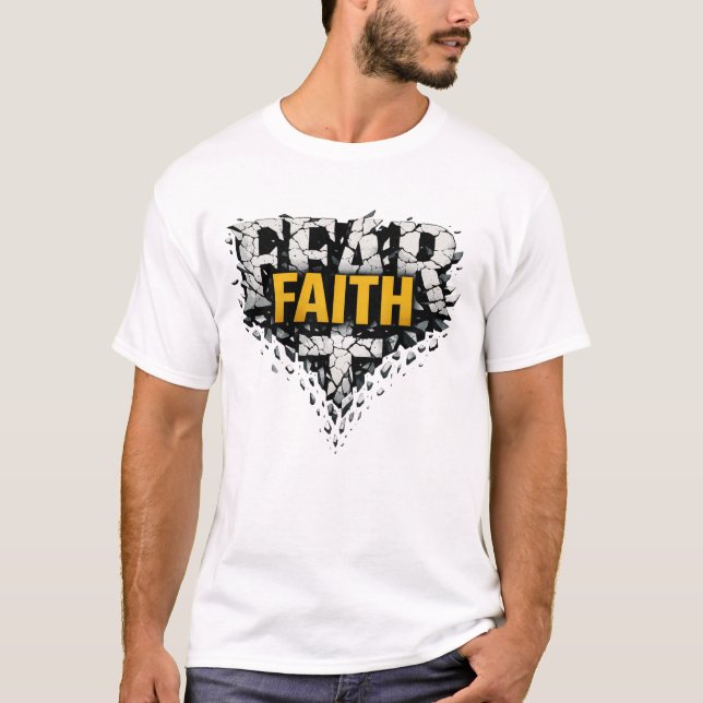 T-Shirt Foi Plus Forte que la Peur (Devant)