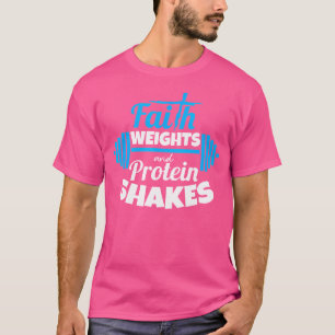 T-shirt Foi Poids Et Protéines Shakes Bodybuilder Chris