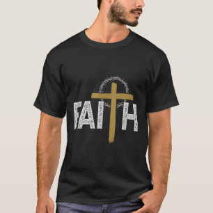 T-shirt Foi Religieuse Bible Jésus Catholique Chrétien Tan