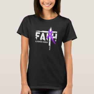 T-shirt Foi Ruban Violet de Sensibilisation à la Maladie d