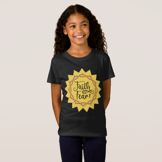 T-Shirt foi sur la peur (Devant entier)