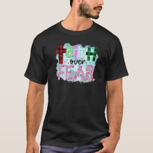 T-shirt Foi sur la peur Jésus Croix de Pâques Hommes Femme