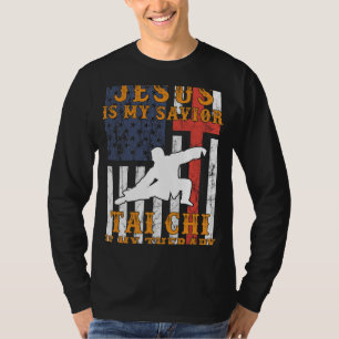 T-shirt Foi Tranquille : Jésus est mon Sauveur, le Tai-Chi