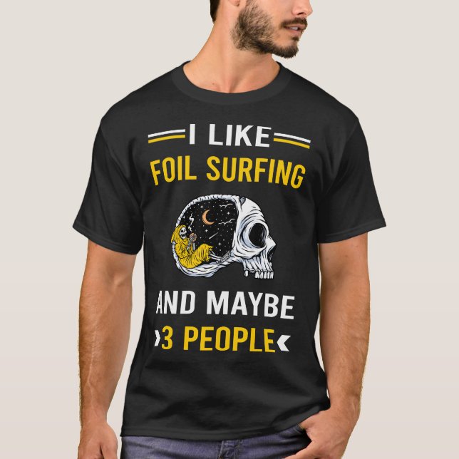 T-shirt Foil Surfing Foilboard (Devant)