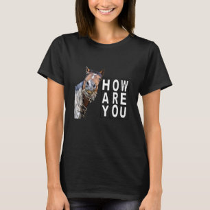T-shirt Foin Comment Vas-Tu Cheval Manger Paille