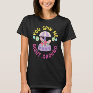 T-shirt Foire du Comté, tu me tournez à droite ronde