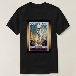 T-shirt Foire Mondiale de Chicago 1933 - Art Déco Retro Vi