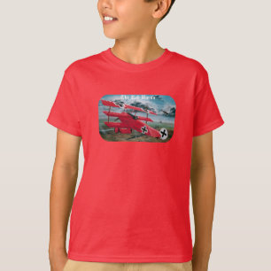 T-shirt Fokker du baron rouge triplan
