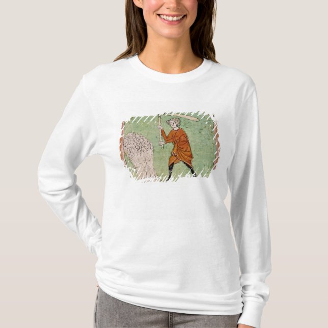 T-shirt Fol.59r août : Blé de battage (Devant)