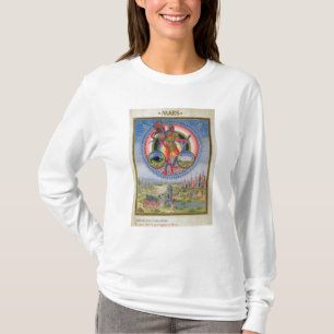 T-shirt Fol.7v la planète Mars, de "De Sphaera", 1470