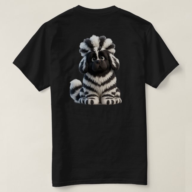 T-shirt Folie à Tête Bouclée (Design dos)