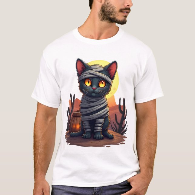 T-shirt Folie de Chat Momie (Devant)