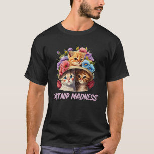 T-shirt Folie de l'herbe à chat Amoureux de chat Humour de