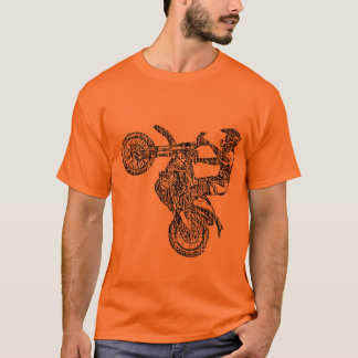 T-shirt Folie de motocross