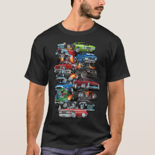 T-shirt Folie de voiture ! Véhicules musicaux, voitures cl