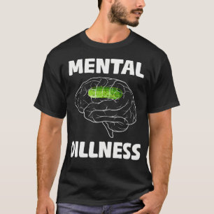 T-shirt Folie Mentale de l'Amateur de Cornichons et Concom
