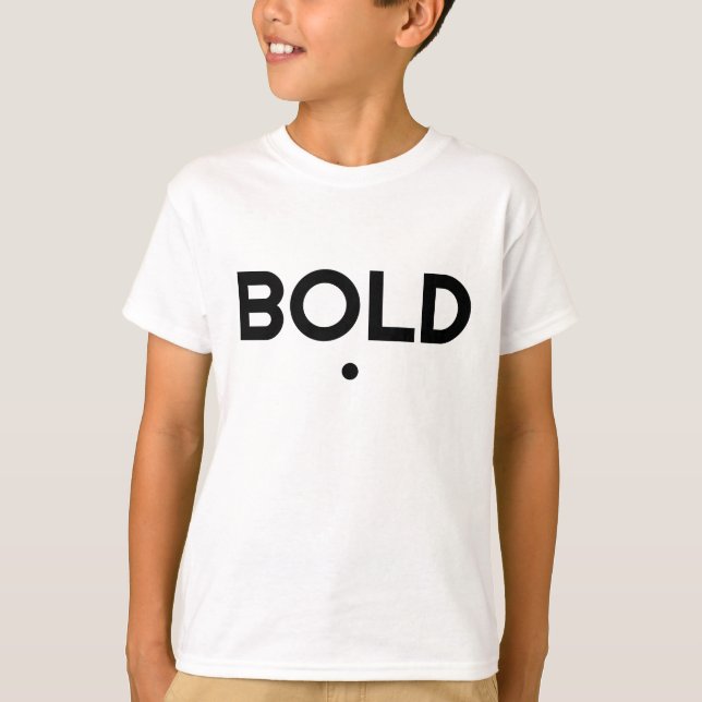 T-shirt Folio Bold. Garçon' (Devant)