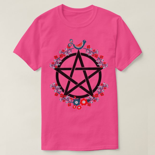 T-shirt Folk Pentacle (Design devant)