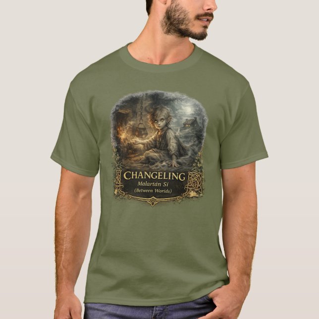 T-shirt Folklore des changelins – Malartán Sí (Entre les m (Devant)