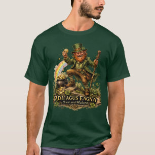 T-shirt Folklore des Leprechauns - Chance et Sagesse 