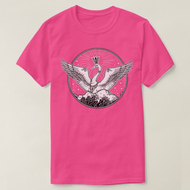 T-shirt folklore russe Fairy Swan Queen Art Design (Design devant)