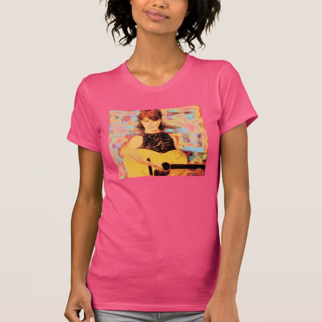 T-shirt folksinger (Devant)