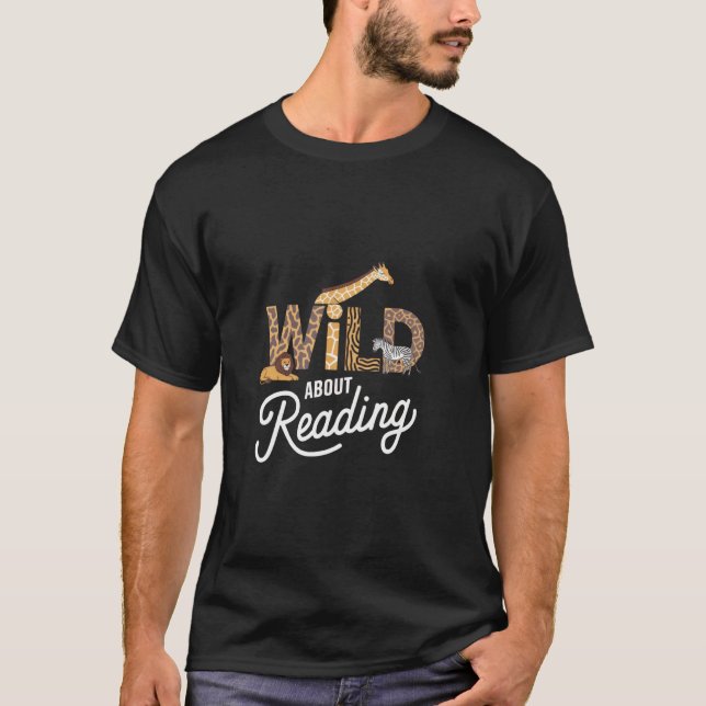 T-shirt Folle de lecture Bibliothécaire Livres Lectrice Fe (Devant)