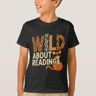 T-shirt Folle de lecture de livres lectrice amatrice de bi