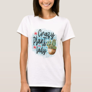 T-shirt Folle de plantes