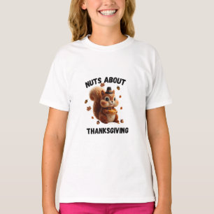 T-shirt Folle de tarte – Écureuil en fil mignon pour Thank