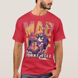 T-shirt Folle Mamie Route Muffin Heeler Aussie Chien Bingo