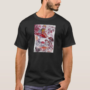 T-shirt FOLLET MAGIQUE DE CHAMPIGNONS Imaginaire Floral Ro