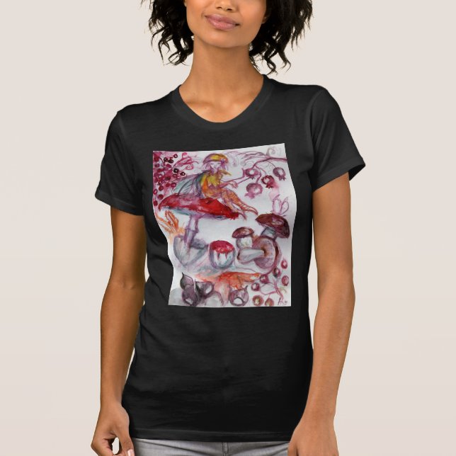 T-shirt FOLLET MAGIQUE DE CHAMPIGNONS Imaginaire Floral Ro (Devant)