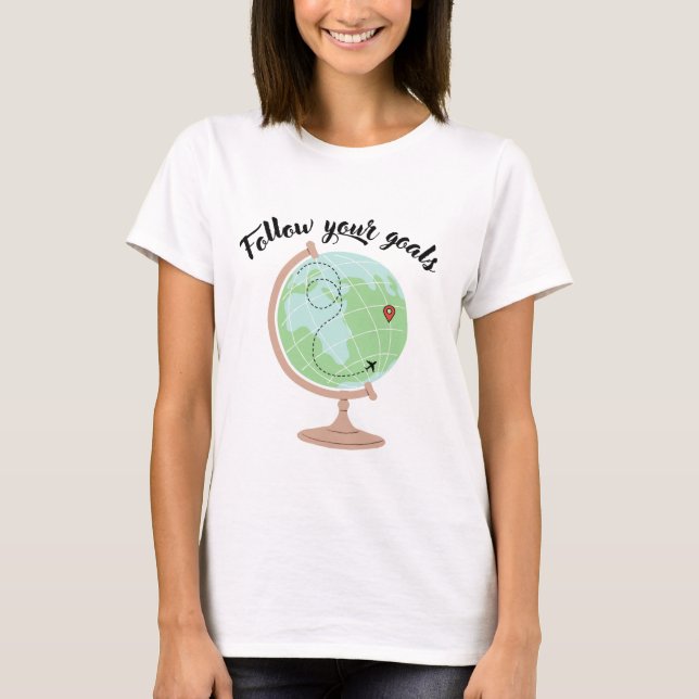 T-shirt Follow your goals (Devant)