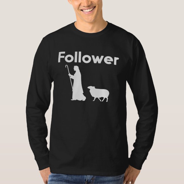 T-shirt Followers of Jesus Christ parable of the lost shee (Devant)