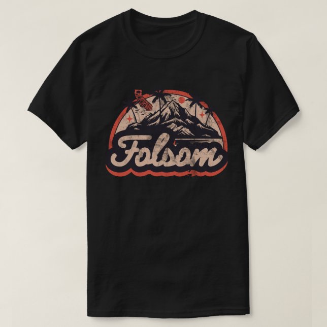 T-shirt Folsom, Californie (Design devant)